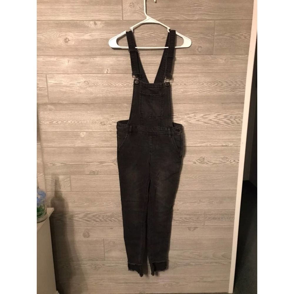 Black‎ overalls dollhouse size 5